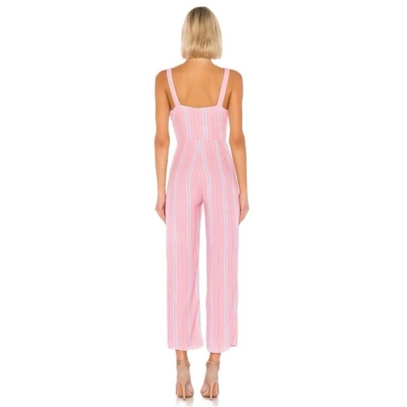 NWOT REVOLVE SUPERDOWN Kimbra Jumpsuit Pink Stripe S - Picture 5 of 11